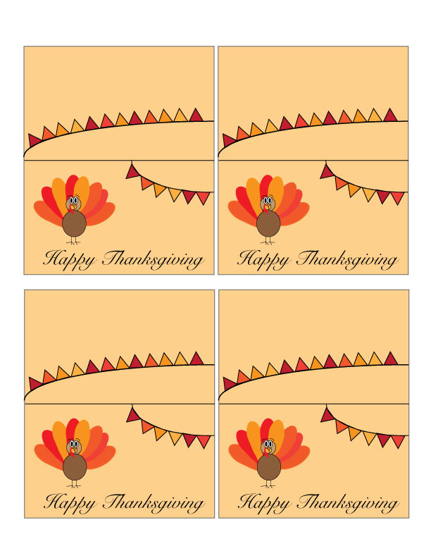 Free Printable Place Cards For Thanksgiving