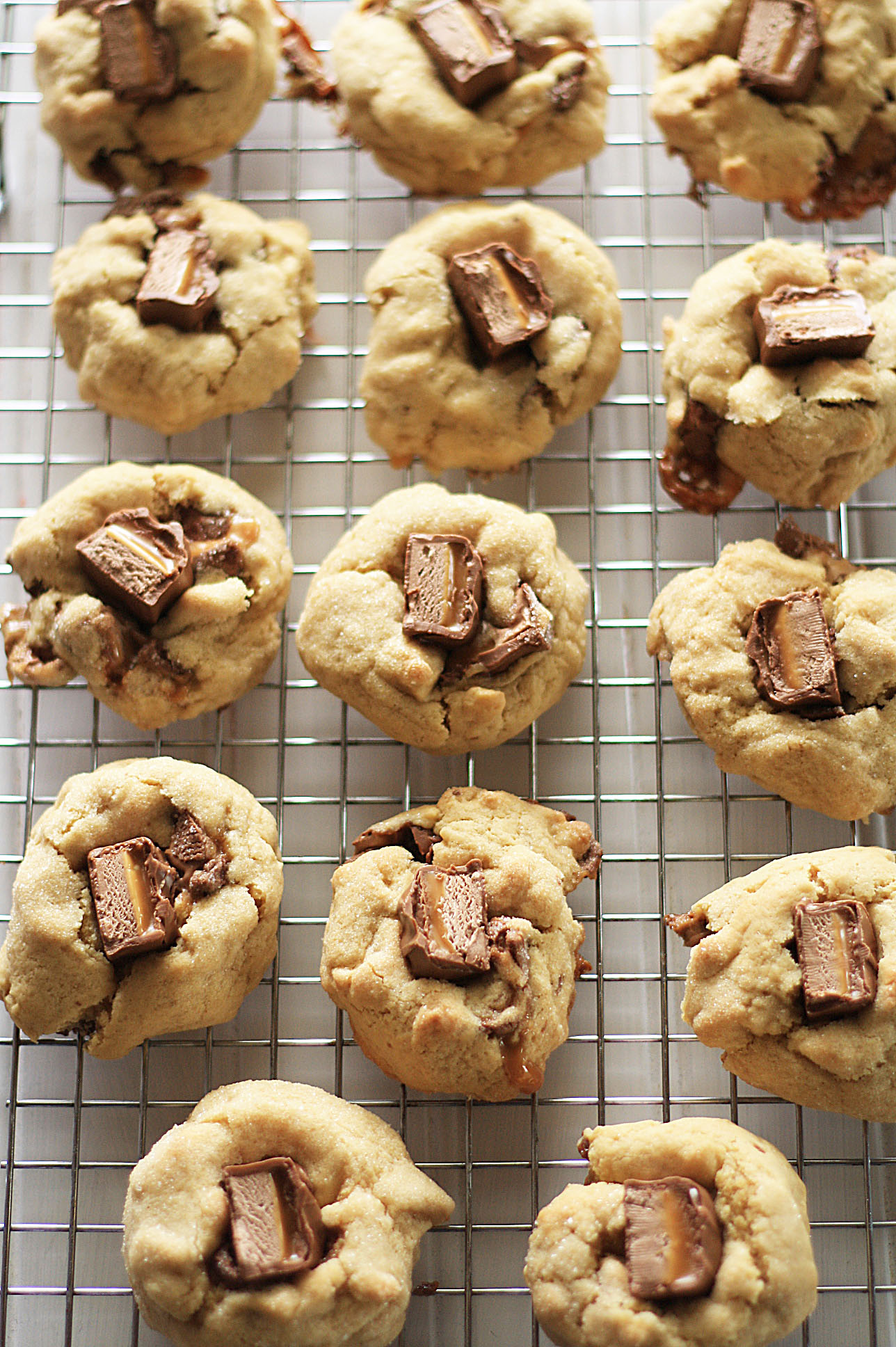 cookies on cooling rack